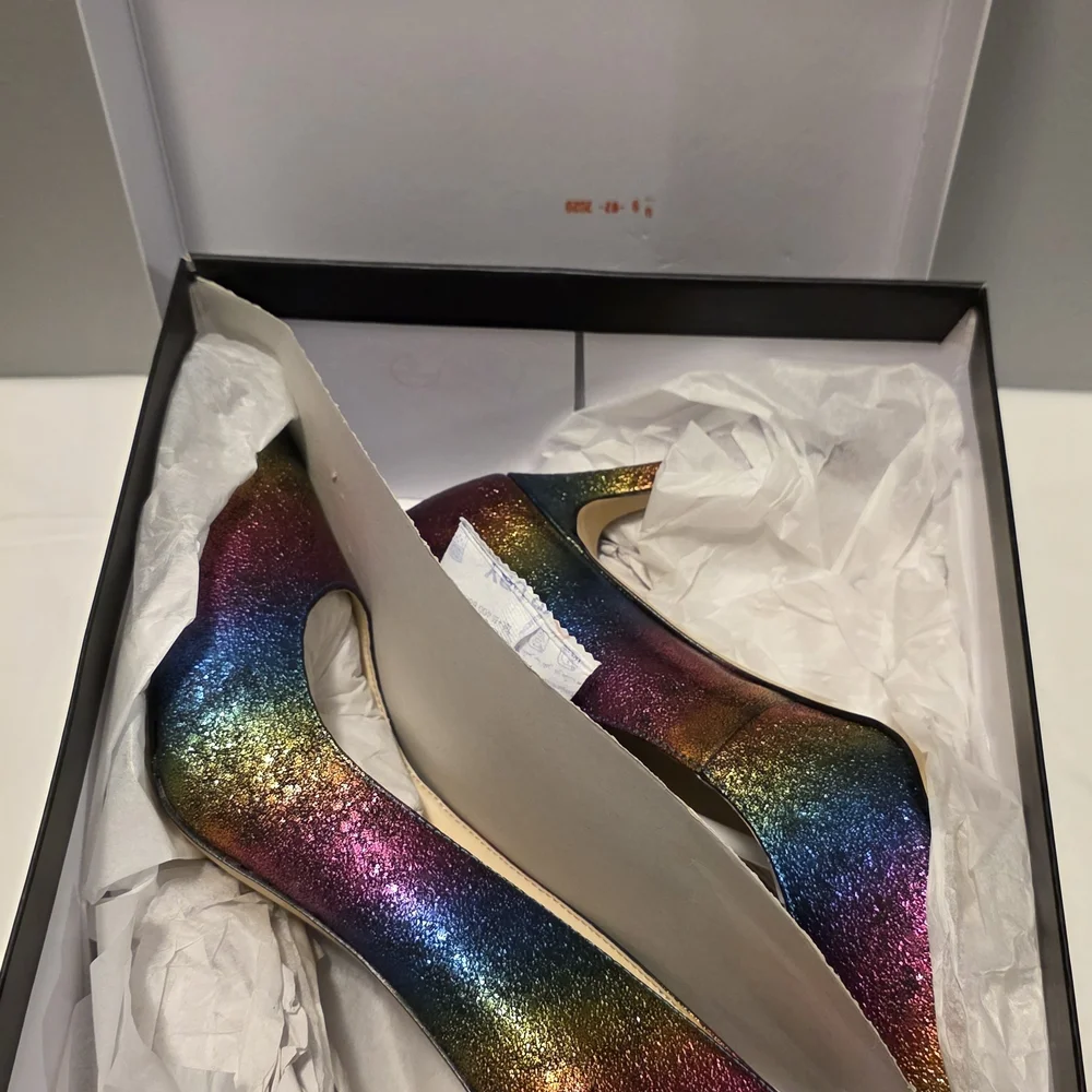 BRAND NEW Nine West Multicolor Tatiana Stilletto Heels - Picture 2 of 7